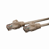 LUF-PA24-U10-C6-LGy LU Патч-корд U/UTP 1.0м, 4 пары, Кат.6, AWG 24, Molded, PVC, св.серый