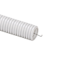 Труба гофр.ПВХ d 20 с зондом (10 м) IEK