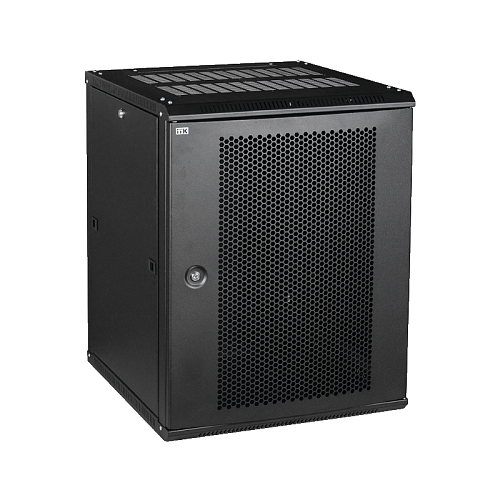 ITK Шкаф LINEA W 9U 600x600 мм дверь перфорированная, RAL9005