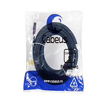 Патч-корд S/FTP, категория 8 (40G, 2000 MHz), 2xRJ45/8p8c, экранированный, синий, LSZH, 10 м