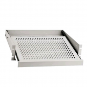 Полка выдвижная, угловая, 2U x 444 x 355 мм (до 20 кг), цвет серый (RAL 7035) ( аналог WZ-SB28-00-04-011)