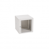 Шкаф телекоммуникационный навесной,12U (600х600х650) дверь стекло, RAL7035