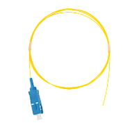 Шнур NIKOMAX волоконно-оптический, монтажный, одномодовый 9/125мкм, стандарта OS2, SC/UPC, LSZH нг(A)-HFLTx, 0.9мм, желтый, 1м, уп-ка 2шт.