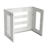 Рама настенная регулируемая 300-500мм 9U серая