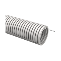 Труба гофр.ПВХ d 16 с зондом (10 м) IEK