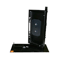 Бокс оптический универсальный 19", от 8 до 96 портов (SC, duplex LC, ST, FC), со сплайс пластиной, без пигтейлов и проходных адаптеров, 3U, черный