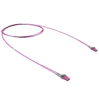 Оптический коммутационный шнур Duplex LC/UPC-LC/UPC, 50/125 (OM4), 1 м