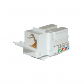 LUE-IK12-9C3-WH LU Модуль-вставка типа Keystone Кат.3, RJ12/6P6C, 110 type, 90°, USOC, Supreme