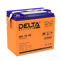 Аккумуляторная батарея Delta GEL 12-55