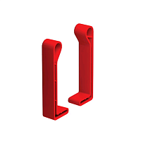 Комплект торцевых заглушек, правая + левая, H 50, полиэтилен RAL3020