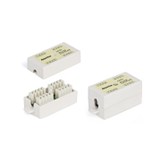 Проходной адаптер (coupler), Dual IDC, категория 5e, 4 пары