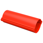 Труба гладкая разборная d=110мм красная (3м) IEK