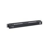 Кабельный органайзер TERACOM PRO с крышкой 19" 1U пластиковый черный