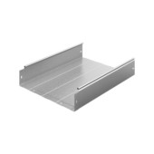 Металлический лоток неперфорированный 400х80х3000, толщ. 1,0 мм, Сендзимир цинк