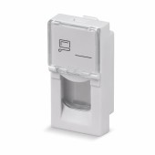 Вставка 45x22,5 (Mosaic) для 1 модуля формата Keystone Jack