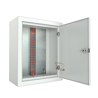 Ящик ГЗШ 30 подключений, 8х80 мм (ВхШхГ 500х400х220 мм), 1755А, IP31, цвет серый Ral 7035