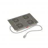 Потолочный модуль 4 вентилятора с термостатом для крыши 600 RAL7011