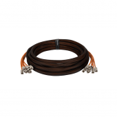 Претерминированная медная кабельная сборка NIKOMAX, категория 5e, экранированная, 6 портов, модули KJ FT - модули KJ FT, полимерный материал нг(А)-HF,