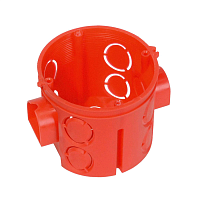 Коробка установочная углубленная 80-0510 безгалогенная (HF) 68х62 (160шт/кор) Промрукав