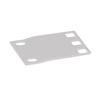 ITK Переходник с 19" на 21", 1U, серый