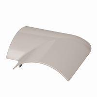 Угол плоский для напольного канала 75х17 мм APSP W, цвет белый