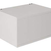 Настенный антивандальный шкаф пенального типа, 7U, Ш520хВ320хГ400мм, OEM, серый 