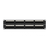 Патч-панель 19",2U,CAT6, 48 портов RJ45, неэкранированная