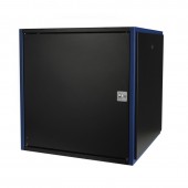 Шкаф настен. 19", 12U 600х600, дв. мет, чер.