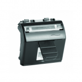 HDMI со шторкой, Brava, черная, 2мод