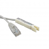 Патч-корд 110 тип-RJ45, 1 пара, LSZH, 3 м, серый
