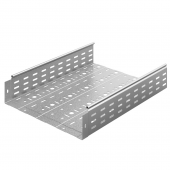 Металлический лоток перфорированный 400х100х3000 (1 мм)