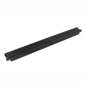 Фальшпанель быстросъёмная пластиковая в шкаф 19" 1U, цвет черный