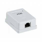 Настенная инф. розетка RJ45 кат. 5E FTP (экран) 1-порт
