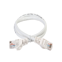 ITK Коммутационный шнур (патч-корд), кат.5Е UTP, 3м, белый