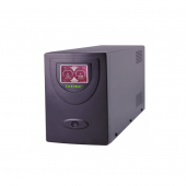 Линейно-интерактивный ИБП ДКС серии Info LCD, 2000 ВА/1200 Вт, 1/1,2xIEC C13, 2xSchuko, USB + RJ45, LCD, 2x9Aч
