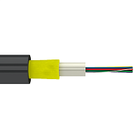 Волоконно-оптический кабель универсальный, SM 9/125, 24В, LSZH нг(А)-HF, 1кН, цвет черный