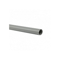 Труба гладкая ПВХ жесткая d40 мм (3 м) (57 м/уп) серая EKF-Plast