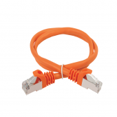 ITK Коммутационный шнур (патч-корд), кат.5Е FTP, 0,5м, оранжевый