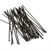 Стяжка нейлоновая неоткрывающаяся, безгалогенная (halogen free), 150x3.6 мм, полиамид 6.6, outdoor, устойчивость к UV, -40°C - +