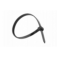 ССД 07-0253 Хомут-стяжка кабельная нейлоновая REXANT 250 x7,6 мм, черная, упаковка 100 шт.