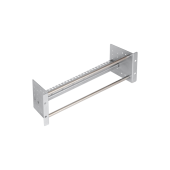 Конструктив NIKOMAX 19", 3U, с круглыми направляющими, для установки плинтов в шкаф или стойку,  металлический