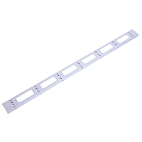 Вертикальный кабельный органайзер для стойки внешний с окнами, ширина 95 мм 49U