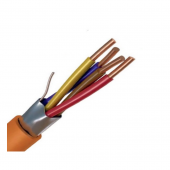 Кабель КПСЭнг(А)-FRLS 2х2х0.5 монтажный для ОПС и СОУЭ не поддерживающий горения экранированный огнестойкий 2 пары 0.5мм.кв