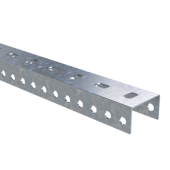 П-образный профиль PSL, L400, толщ.1,5 мм, горячеоцинкованный