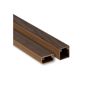 Канал кабельный (12х12) (120 м) темное дерево EKF-Plast