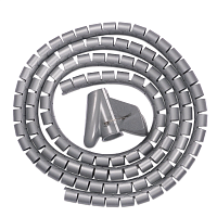 Пластиковый спиральный рукав для кабеля д.20 мм (2 м) и инструмент ST-20