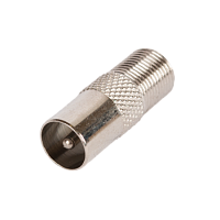 Адаптер NETLAN для коаксиальных кабелей, F-тип-PAL-male, металлик, 100 шт.