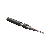 Кабель волоконно-оптический 50/125 (OM3) многомодовый, 16 волокон, multi loose tube, бронированный стальной лентой, для внешней прокладки