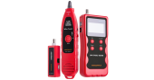 Кабельный тестер NIKOMAX с LCD дисплеем, UTP/STP, RJ45, RJ12, RJ11, BNC, USB, с функцией измерения длины и трассировкой кабелей