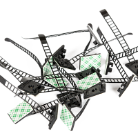 Основание NIKOMAX самоклеящееся с регулируемой застежкой для пучка до 21мм, размер 25х18мм, черное, уп-ка 100шт.